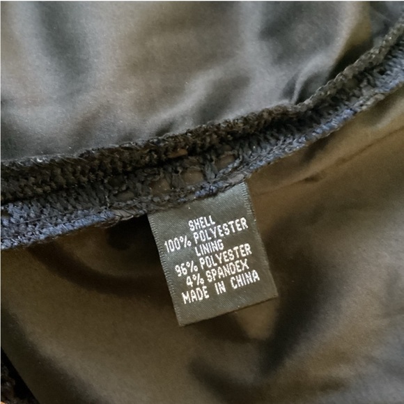 Dark Navy Blue Lace Sheath Dress, size 8, Adrianna Papell - Picture 4 of 4